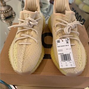 Yeezy Boost 350 V2 in Light Yellow and Cream